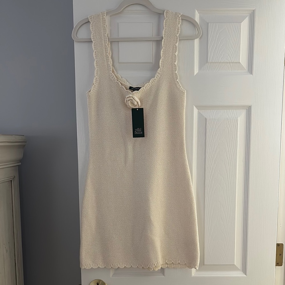 Wild Fable Cream Mini Dress